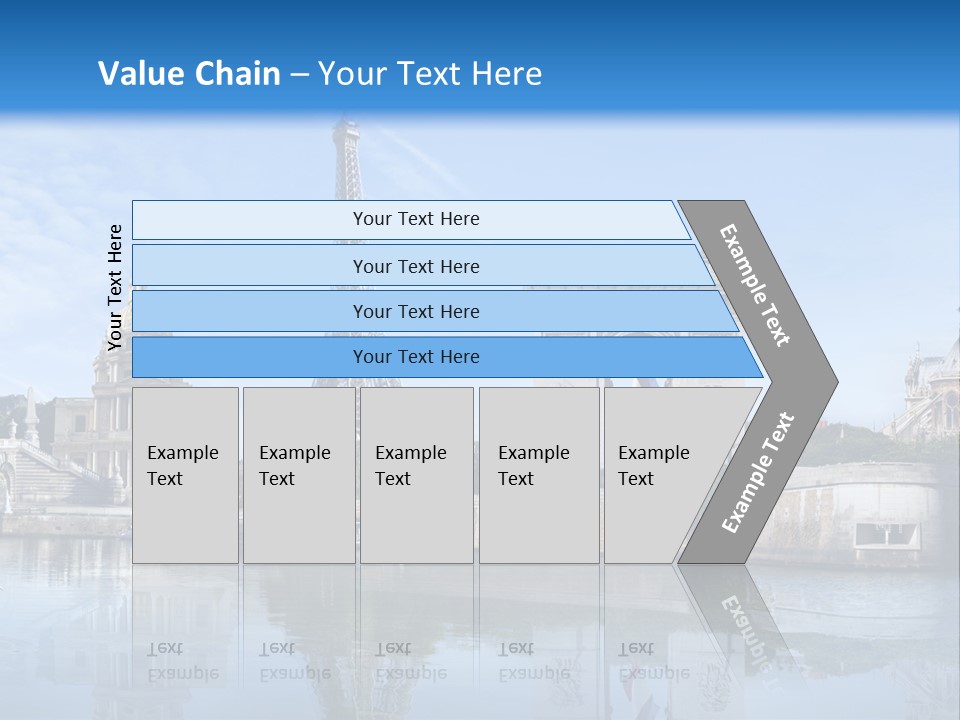 Paris Saintlouis Ciel PowerPoint Template