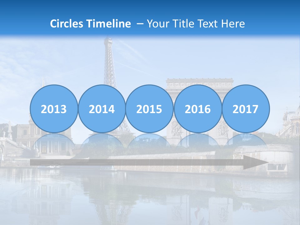 Paris Saintlouis Ciel PowerPoint Template