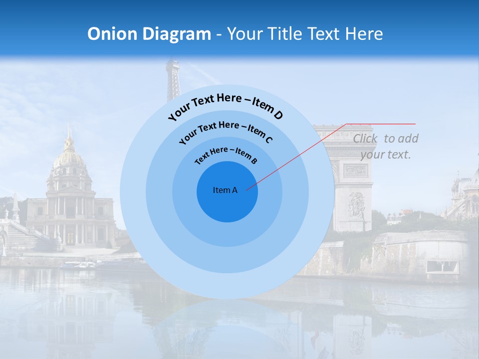 Paris Saintlouis Ciel PowerPoint Template