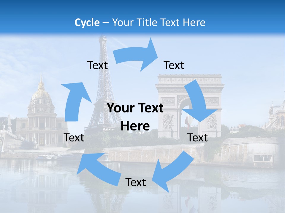 Paris Saintlouis Ciel PowerPoint Template