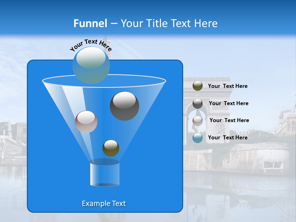 Paris Saintlouis Ciel PowerPoint Template