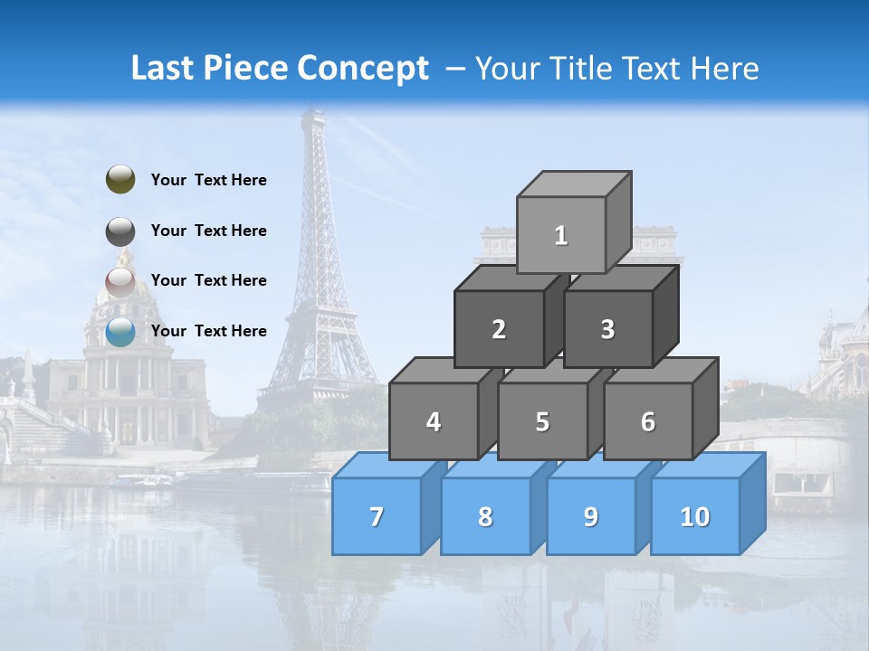 Paris Saintlouis Ciel PowerPoint Template