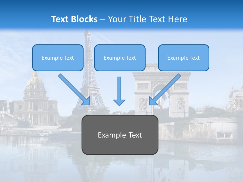 Paris Saintlouis Ciel PowerPoint Template