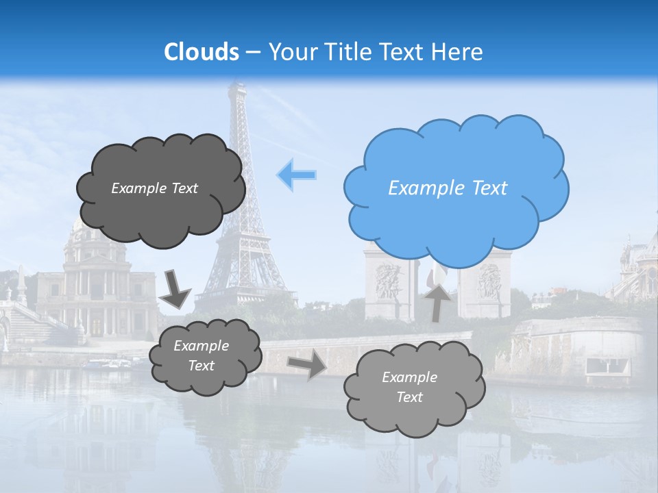 Paris Saintlouis Ciel PowerPoint Template