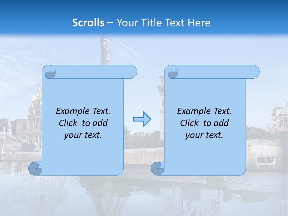 Paris Saintlouis Ciel PowerPoint Template