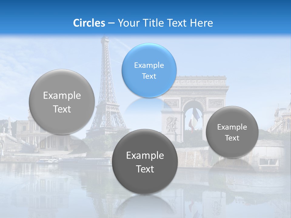 Paris Saintlouis Ciel PowerPoint Template