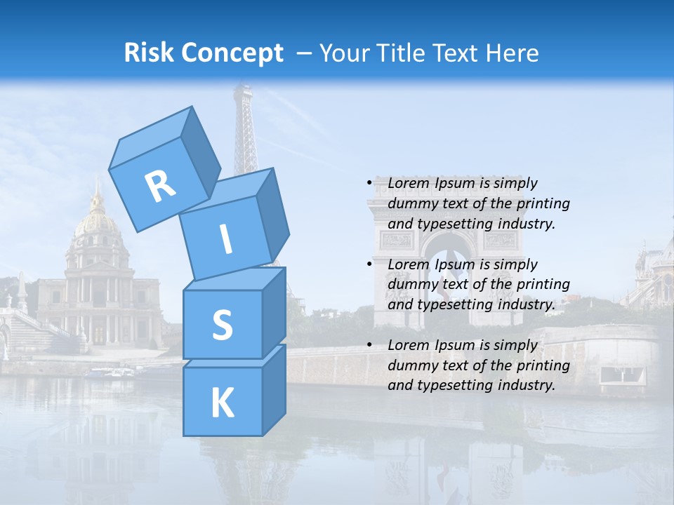 Paris Saintlouis Ciel PowerPoint Template