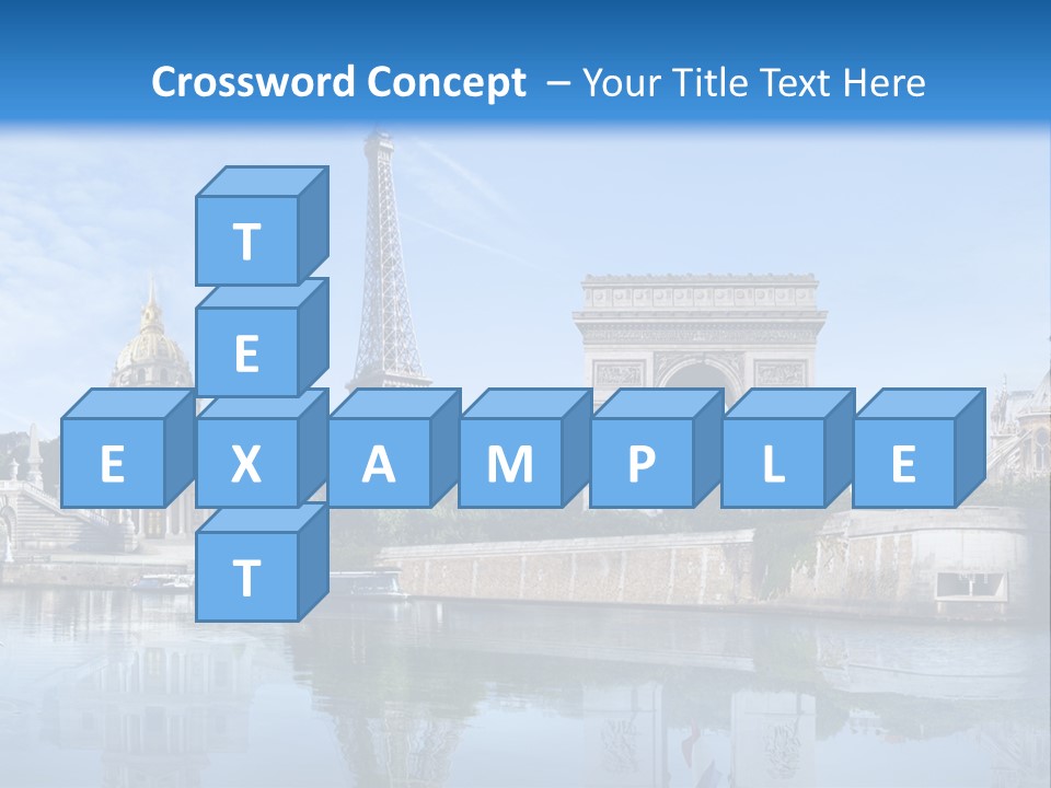 Paris Saintlouis Ciel PowerPoint Template