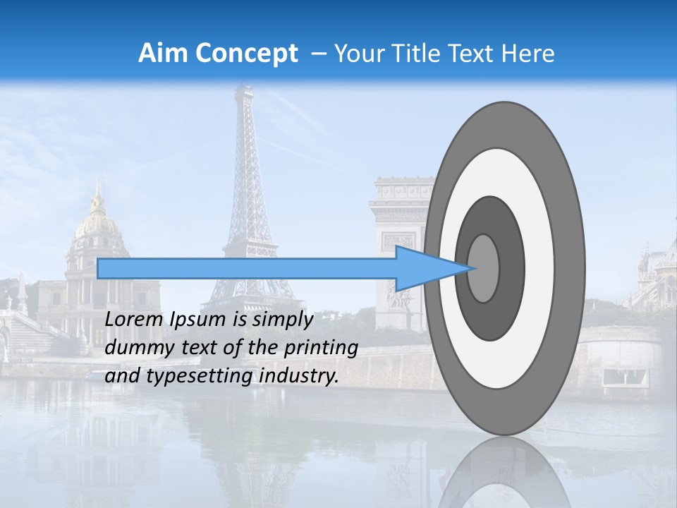 Paris Saintlouis Ciel PowerPoint Template