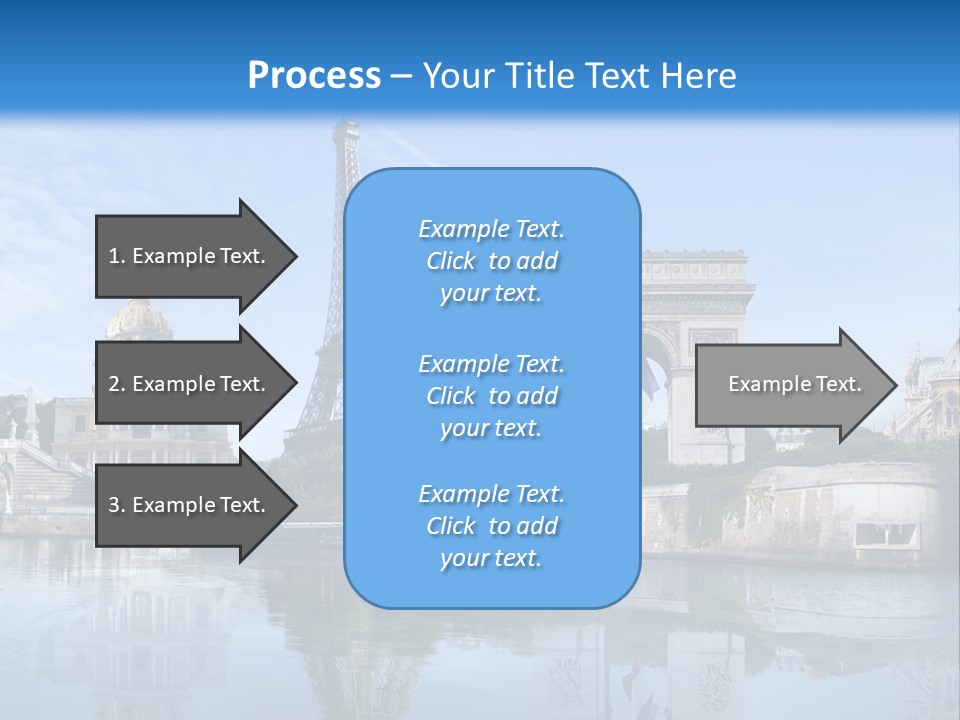 Paris Saintlouis Ciel PowerPoint Template