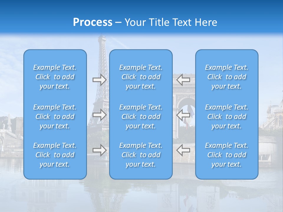 Paris Saintlouis Ciel PowerPoint Template