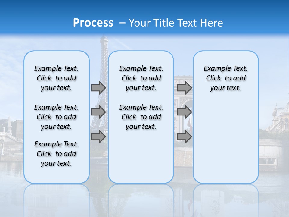 Paris Saintlouis Ciel PowerPoint Template