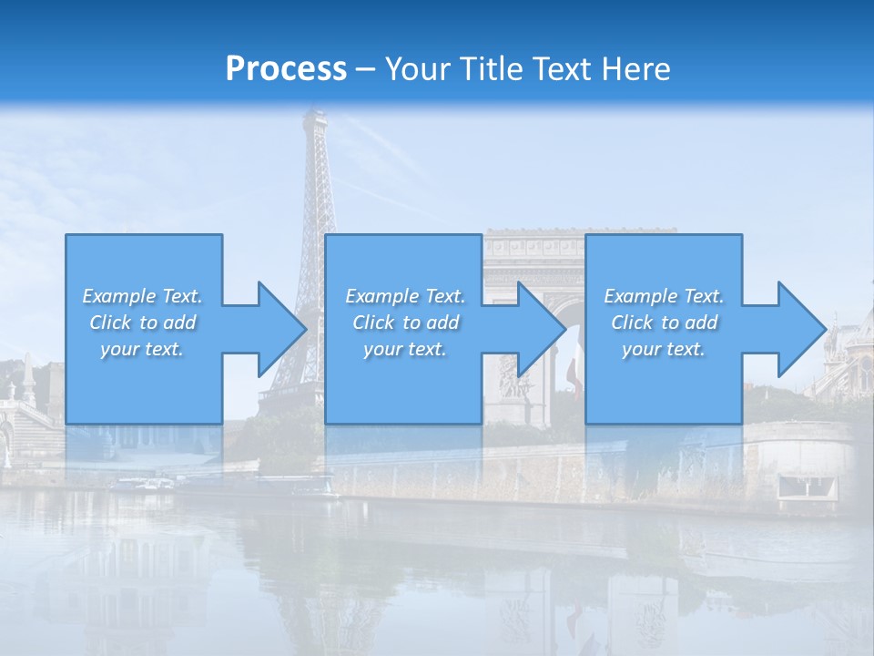Paris Saintlouis Ciel PowerPoint Template