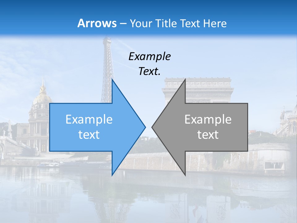 Paris Saintlouis Ciel PowerPoint Template