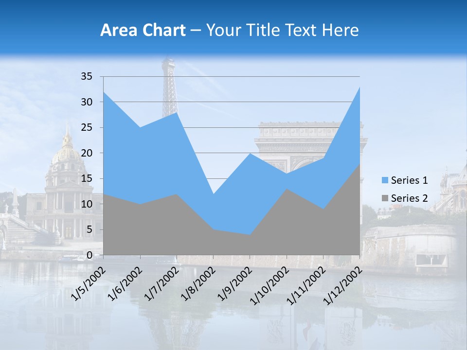 Paris Saintlouis Ciel PowerPoint Template