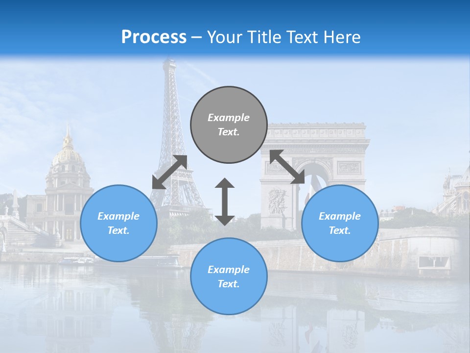 Paris Saintlouis Ciel PowerPoint Template