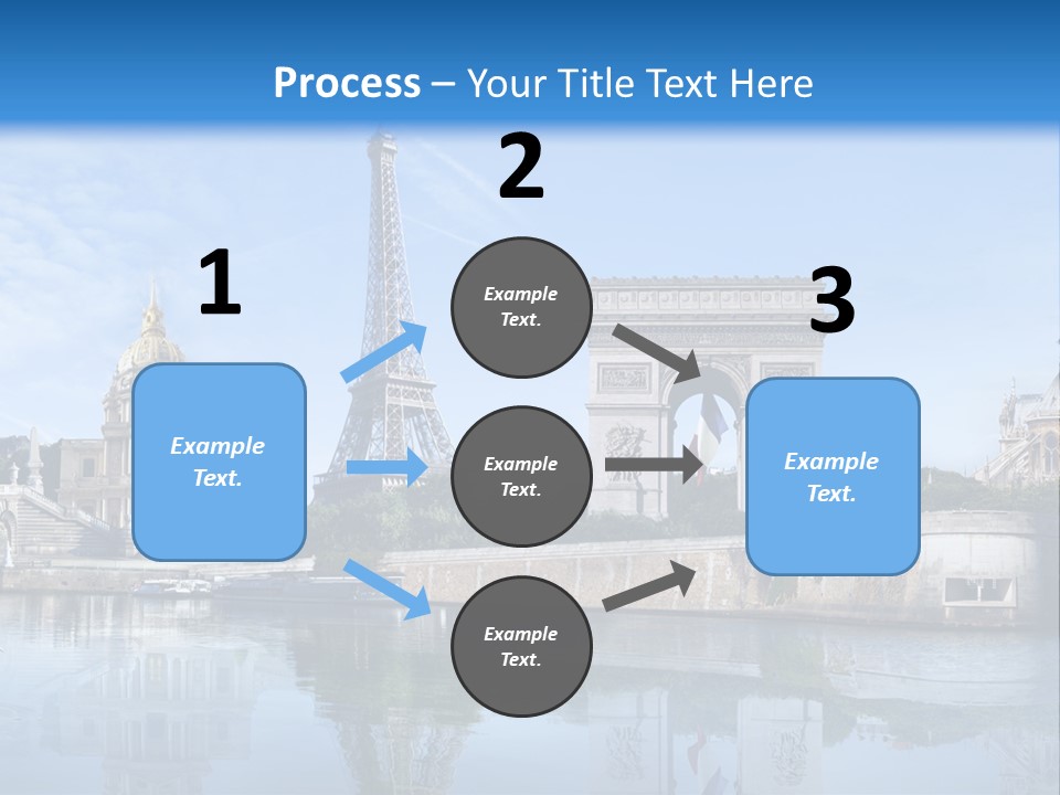 Paris Saintlouis Ciel PowerPoint Template
