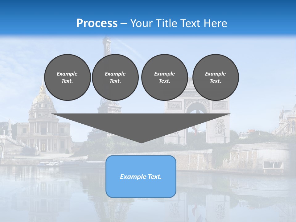 Paris Saintlouis Ciel PowerPoint Template