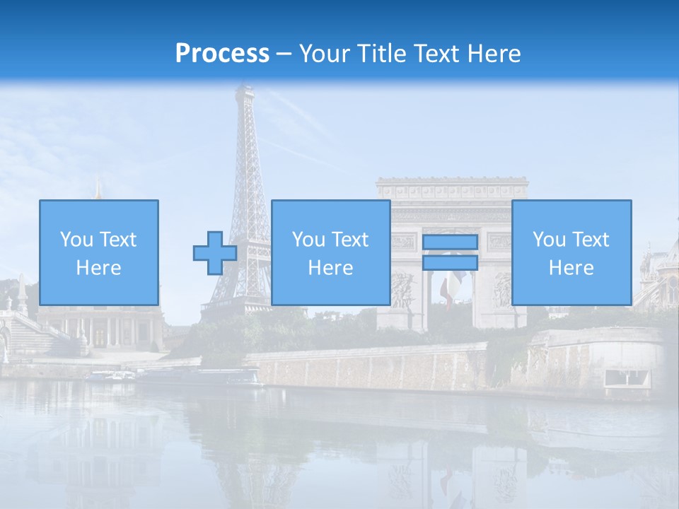 Paris Saintlouis Ciel PowerPoint Template