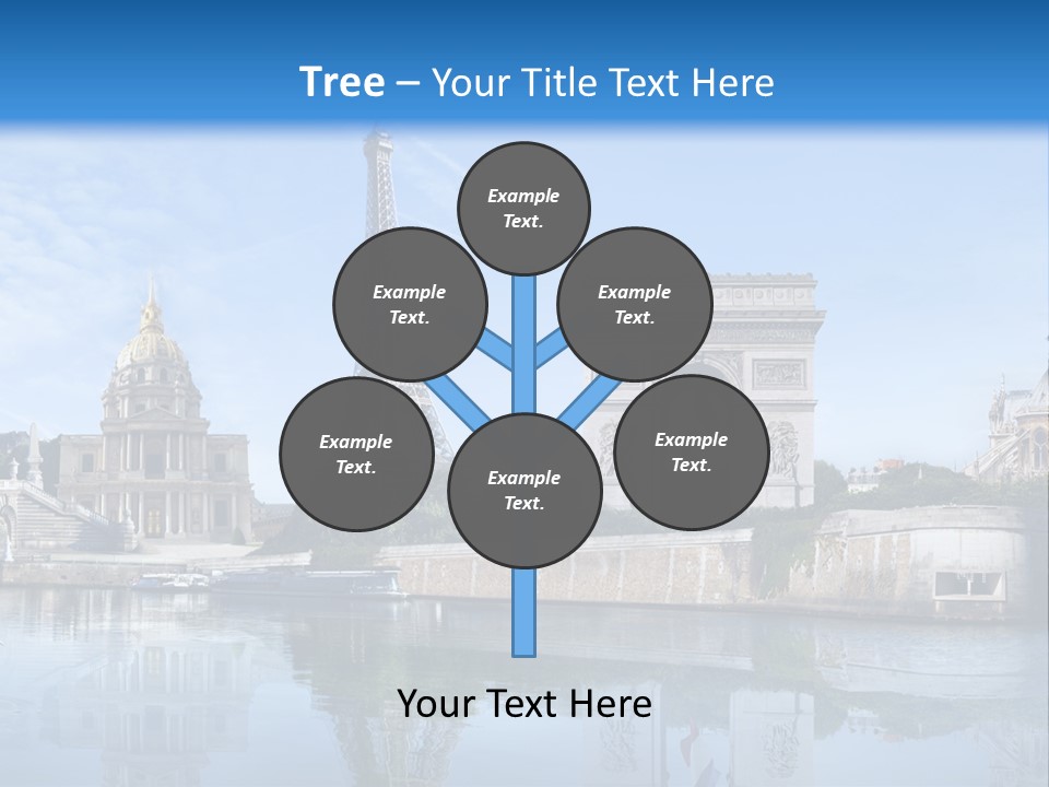 Paris Saintlouis Ciel PowerPoint Template