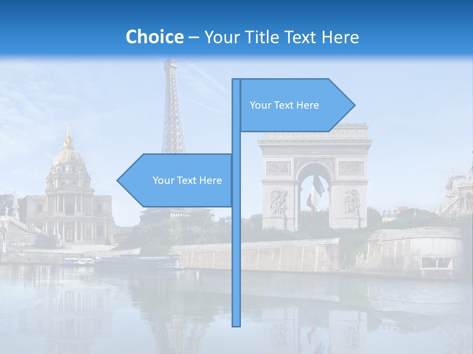 Paris Saintlouis Ciel PowerPoint Template
