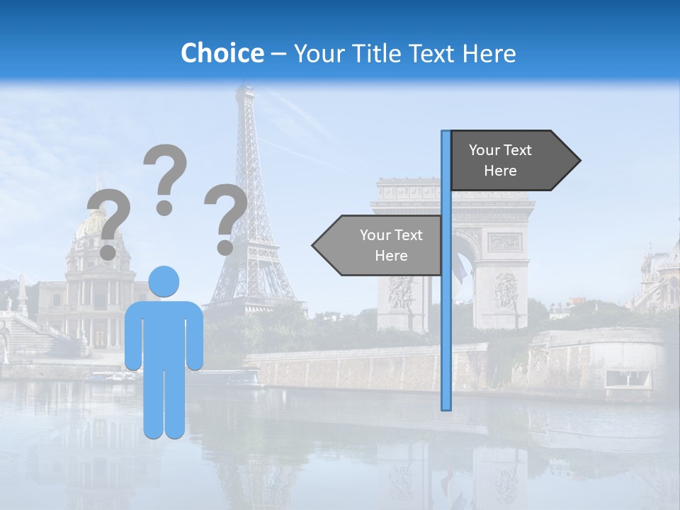 Paris Saintlouis Ciel PowerPoint Template