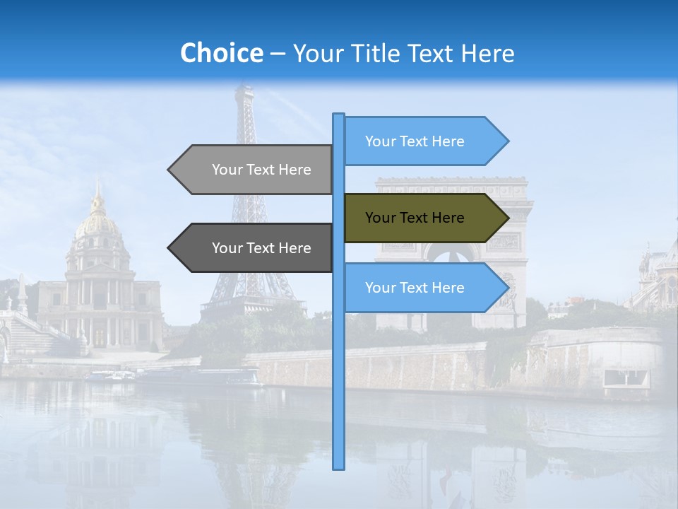 Paris Saintlouis Ciel PowerPoint Template