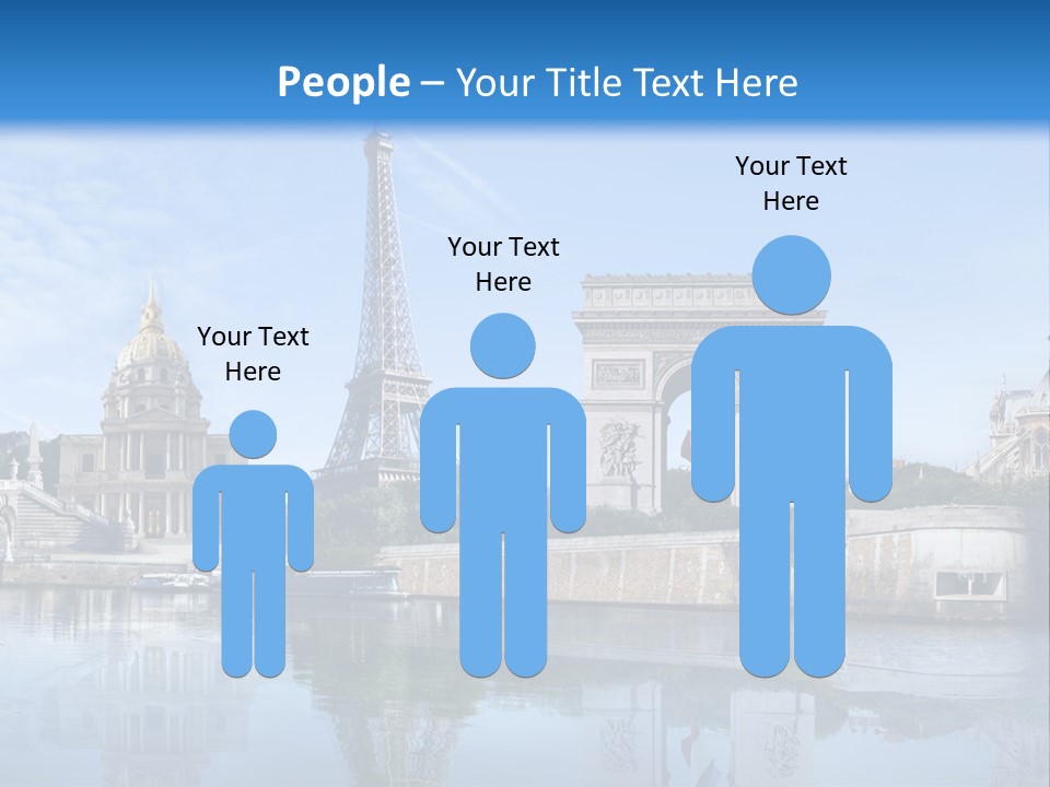 Paris Saintlouis Ciel PowerPoint Template