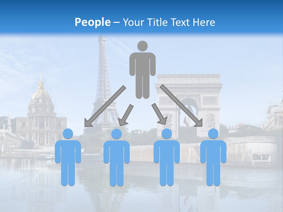 Paris Saintlouis Ciel PowerPoint Template
