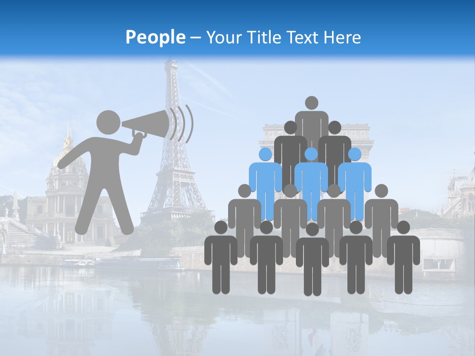Paris Saintlouis Ciel PowerPoint Template