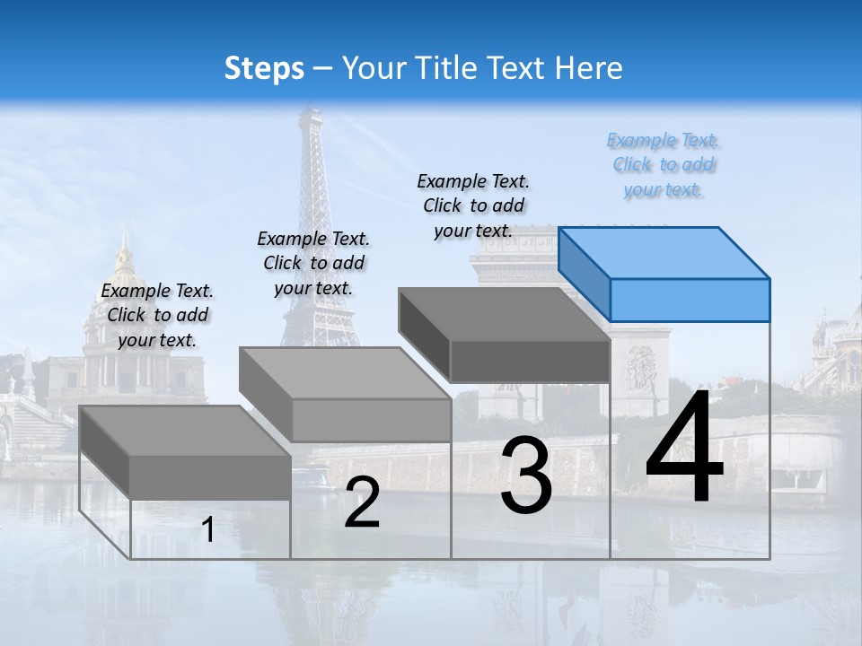 Paris Saintlouis Ciel PowerPoint Template