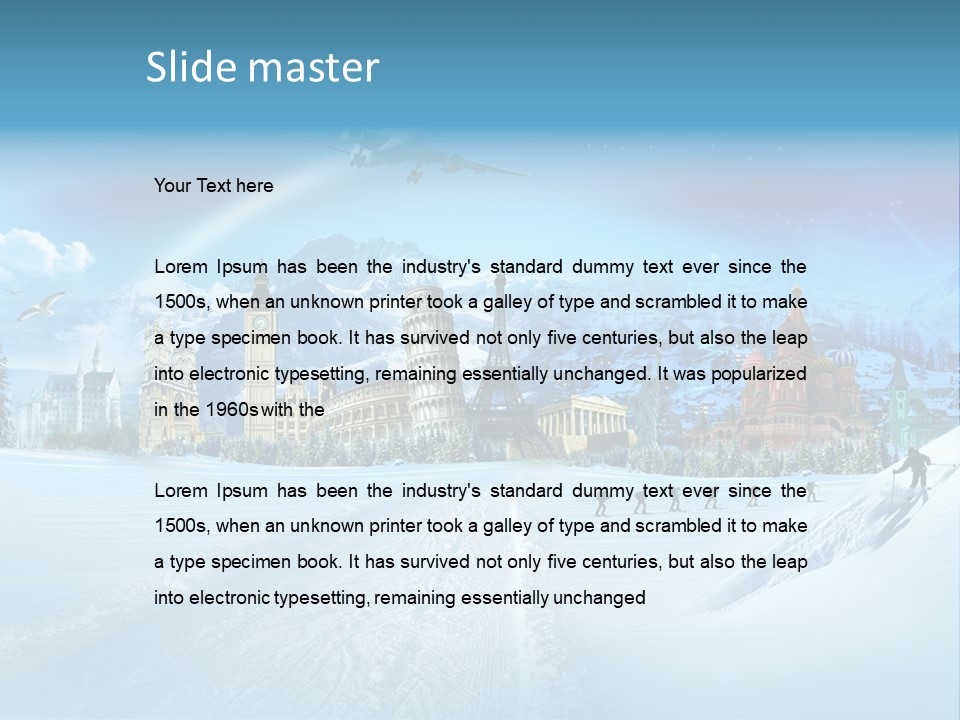 Notre Dame Church Cathedral PowerPoint Template