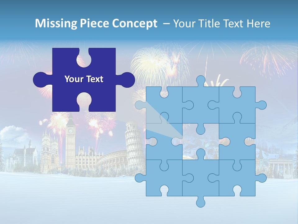 Rome Skiing Paris PowerPoint Template