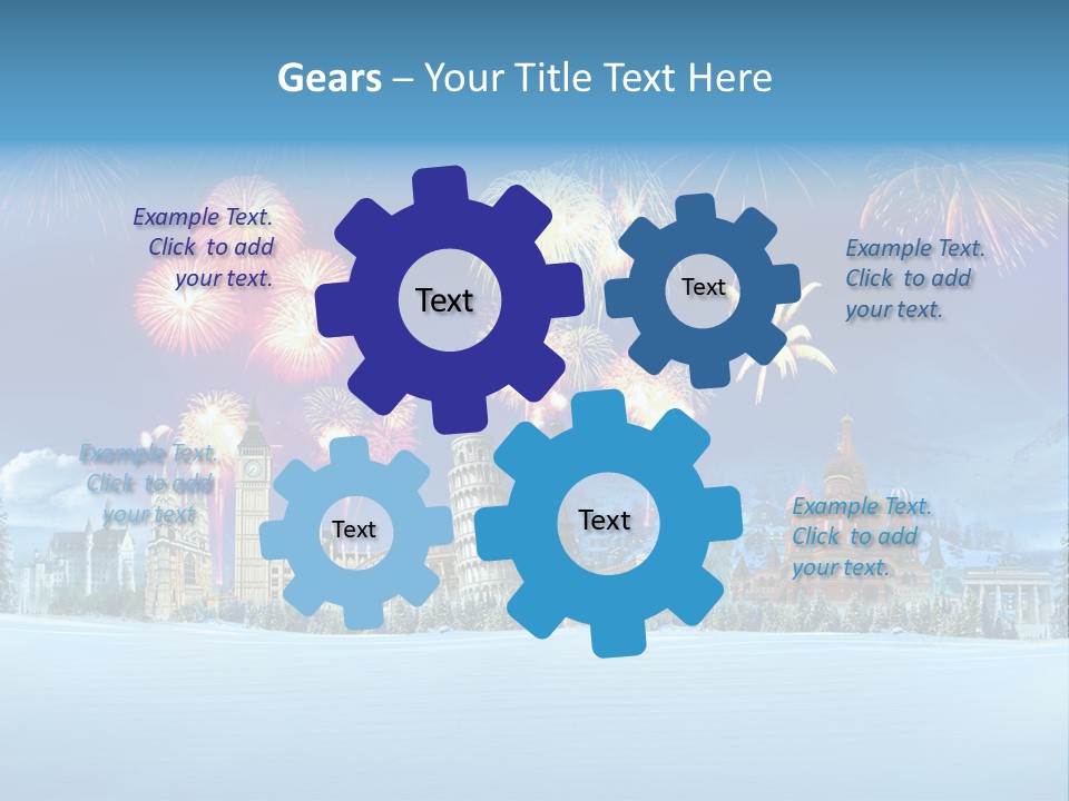 Rome Skiing Paris PowerPoint Template