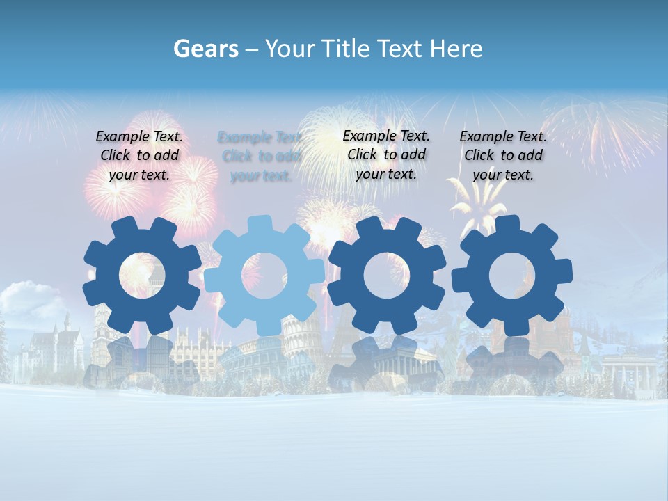 Rome Skiing Paris PowerPoint Template