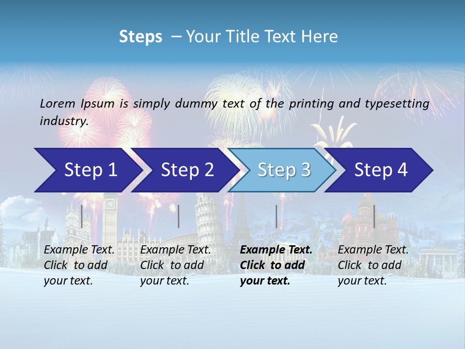 Rome Skiing Paris PowerPoint Template