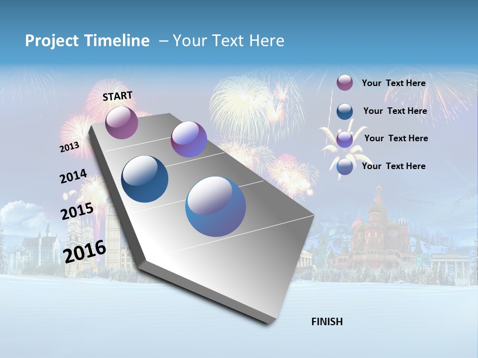 Rome Skiing Paris PowerPoint Template