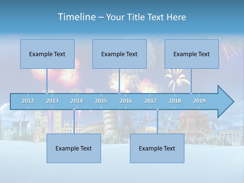 Rome Skiing Paris PowerPoint Template