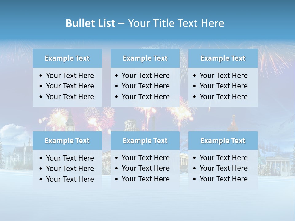 Rome Skiing Paris PowerPoint Template