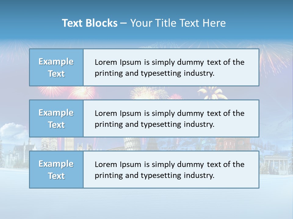 Rome Skiing Paris PowerPoint Template