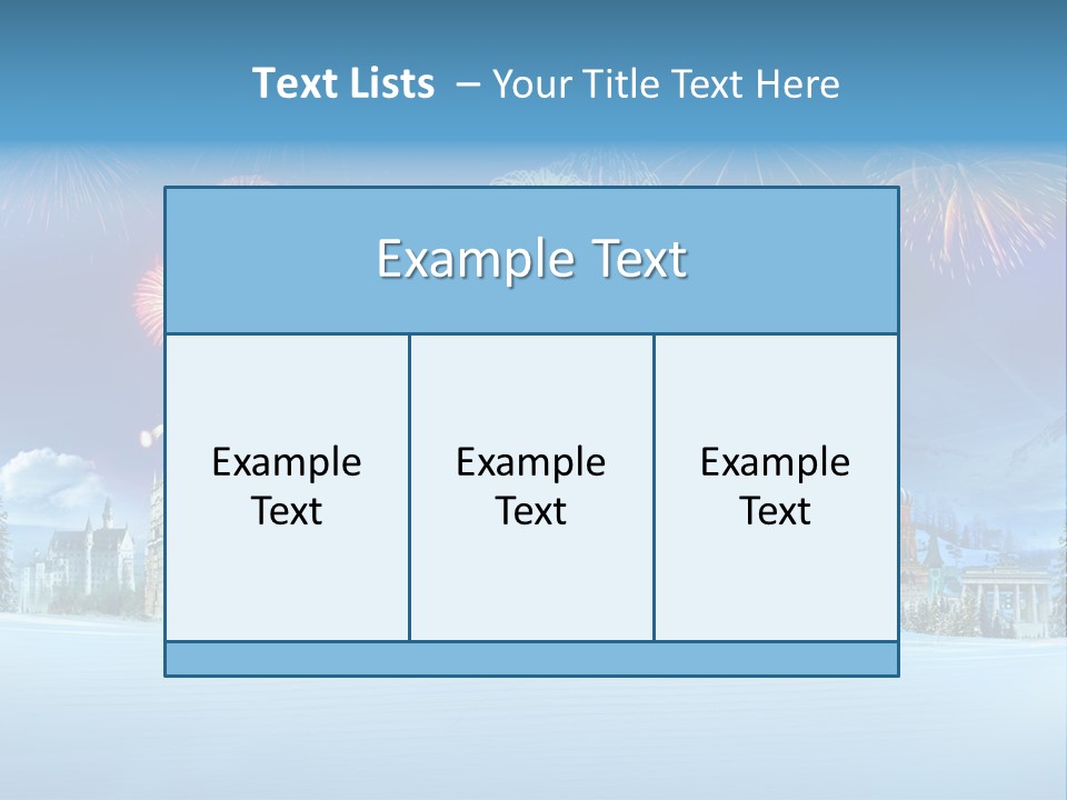 Rome Skiing Paris PowerPoint Template