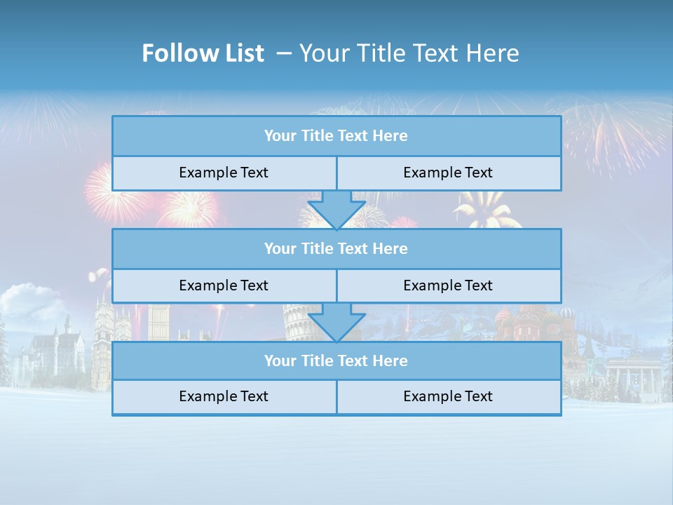 Rome Skiing Paris PowerPoint Template