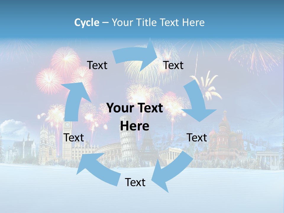 Rome Skiing Paris PowerPoint Template