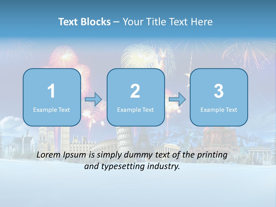 Rome Skiing Paris PowerPoint Template