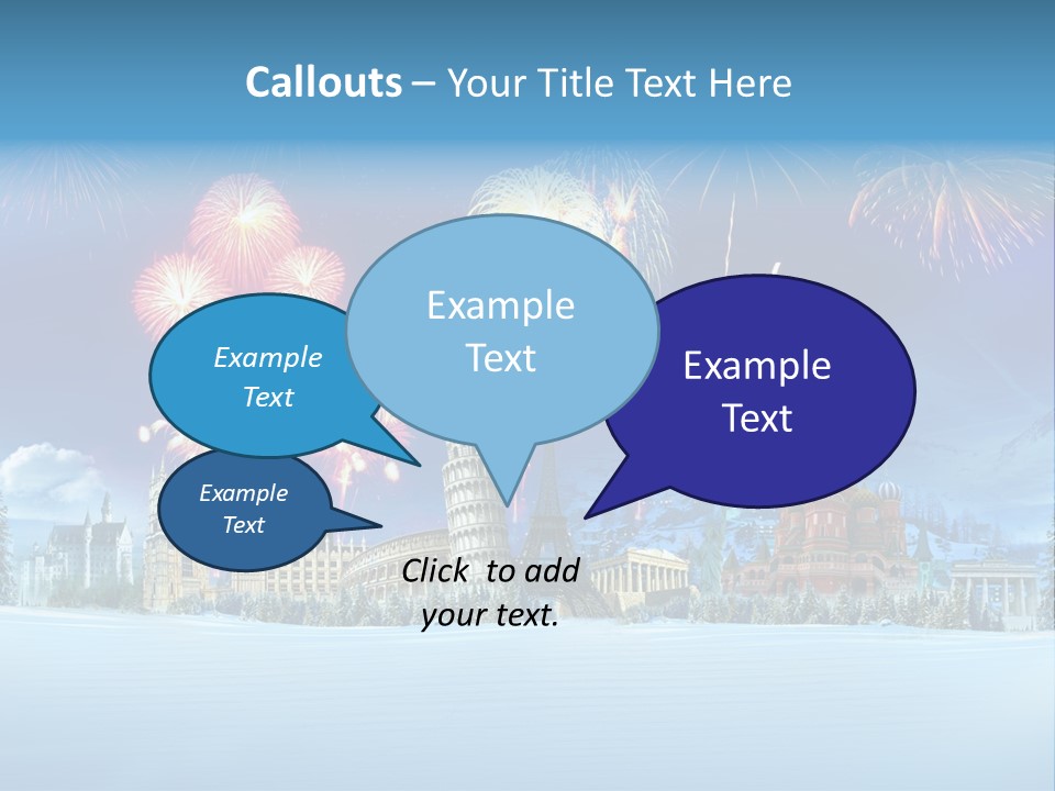 Rome Skiing Paris PowerPoint Template