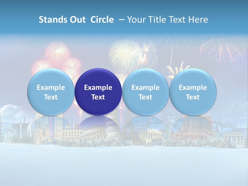 Rome Skiing Paris PowerPoint Template