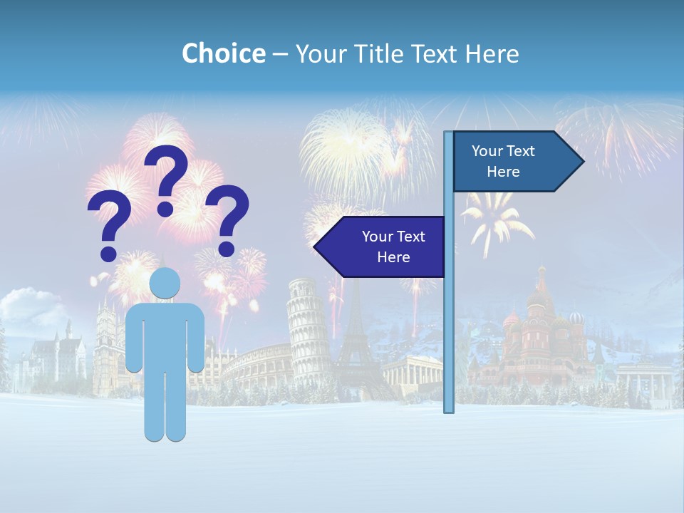 Rome Skiing Paris PowerPoint Template