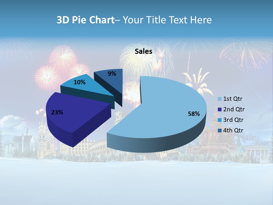 Rome Skiing Paris PowerPoint Template