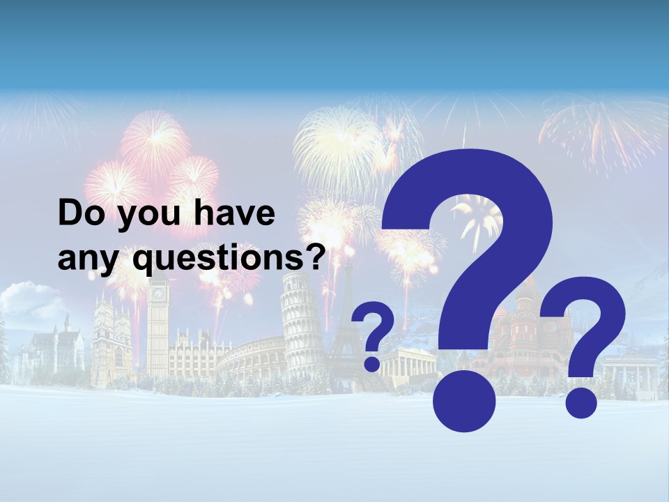 Rome Skiing Paris PowerPoint Template