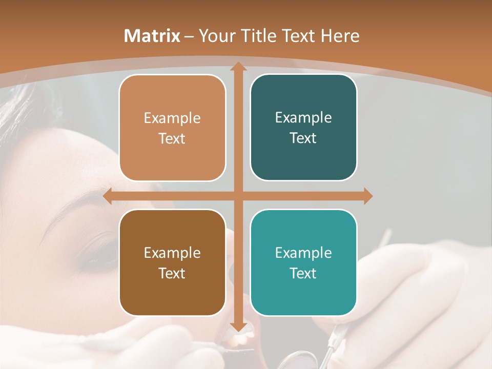 Male Caucasian Mouth PowerPoint Template